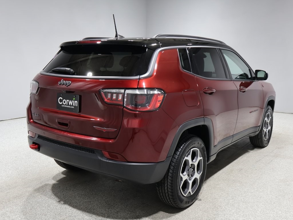 Used 2022 Jeep Compass Trailhawk with VIN 3C4NJDDB6NT116593 for sale in Fargo, ND