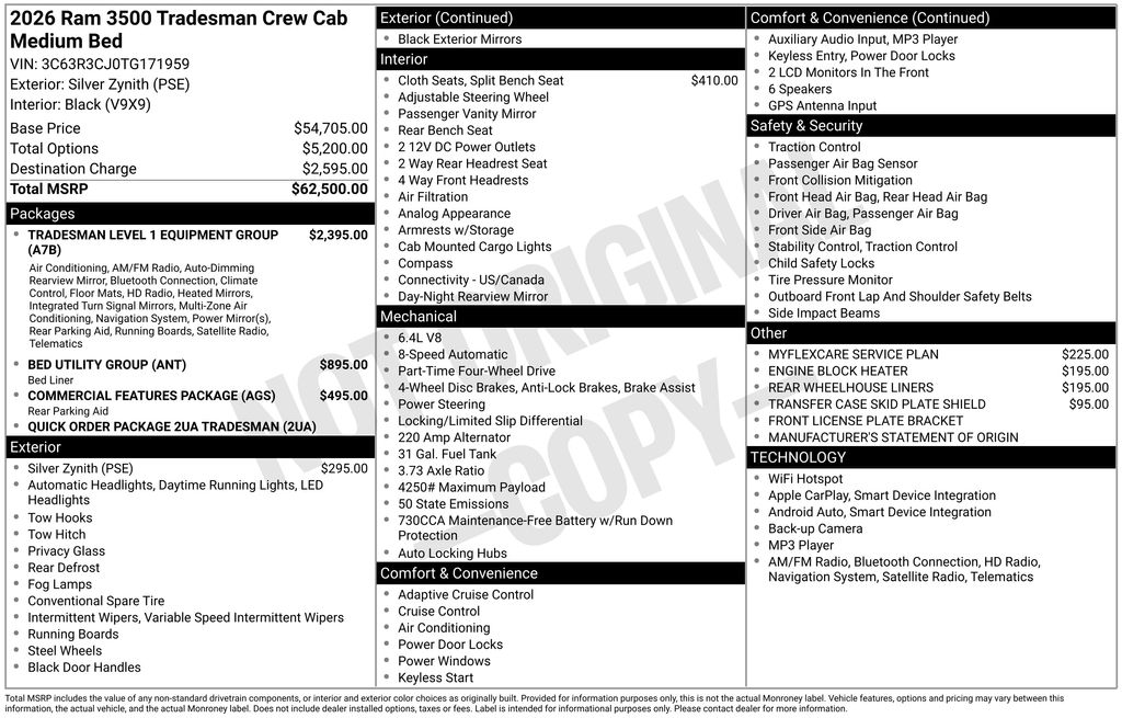 2026 RAM 3500 Tradesman - Photo 33