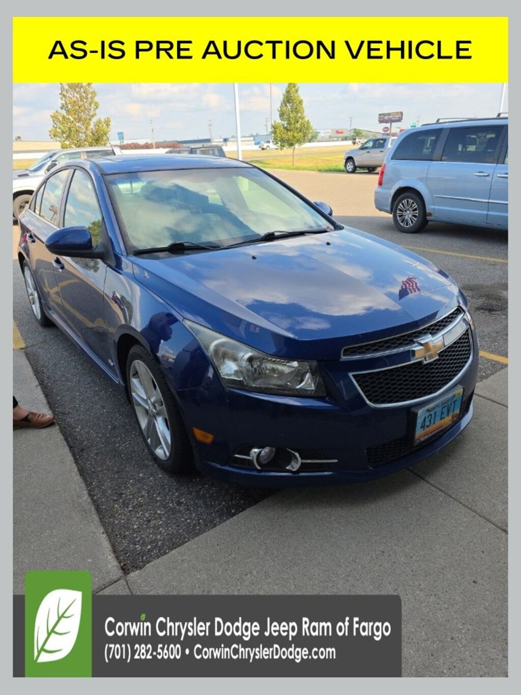 Used 2012 Chevrolet Cruze LTZ Sedan