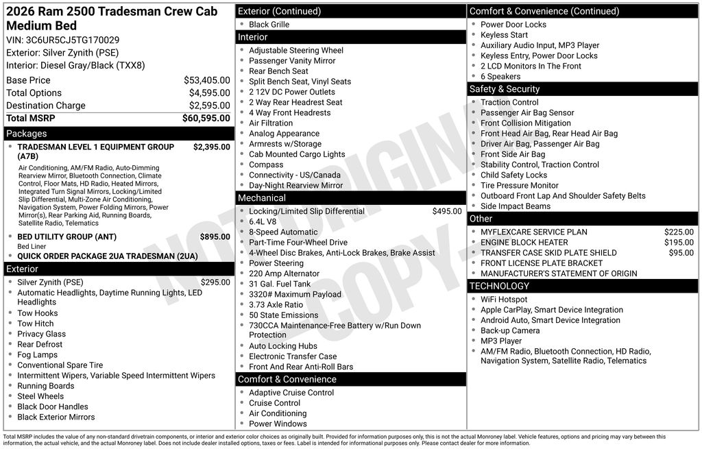 2026 RAM 2500 Tradesman - Photo 34