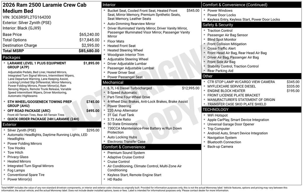 2026 RAM 2500 Laramie - Photo 37