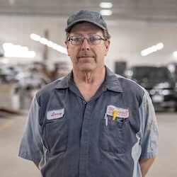 Staff member Larry Jensen from 74dac068a63f