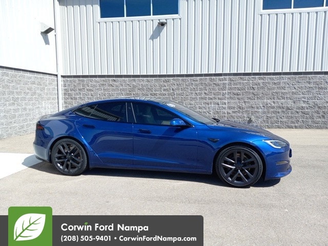 Used 2022 Tesla Model S Plaid with VIN 5YJSA1E6XNF485037 for sale in Fargo, ND