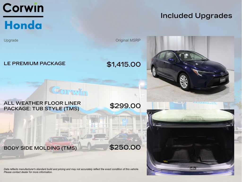 2025 Toyota Corolla Hybrid LE photo 3