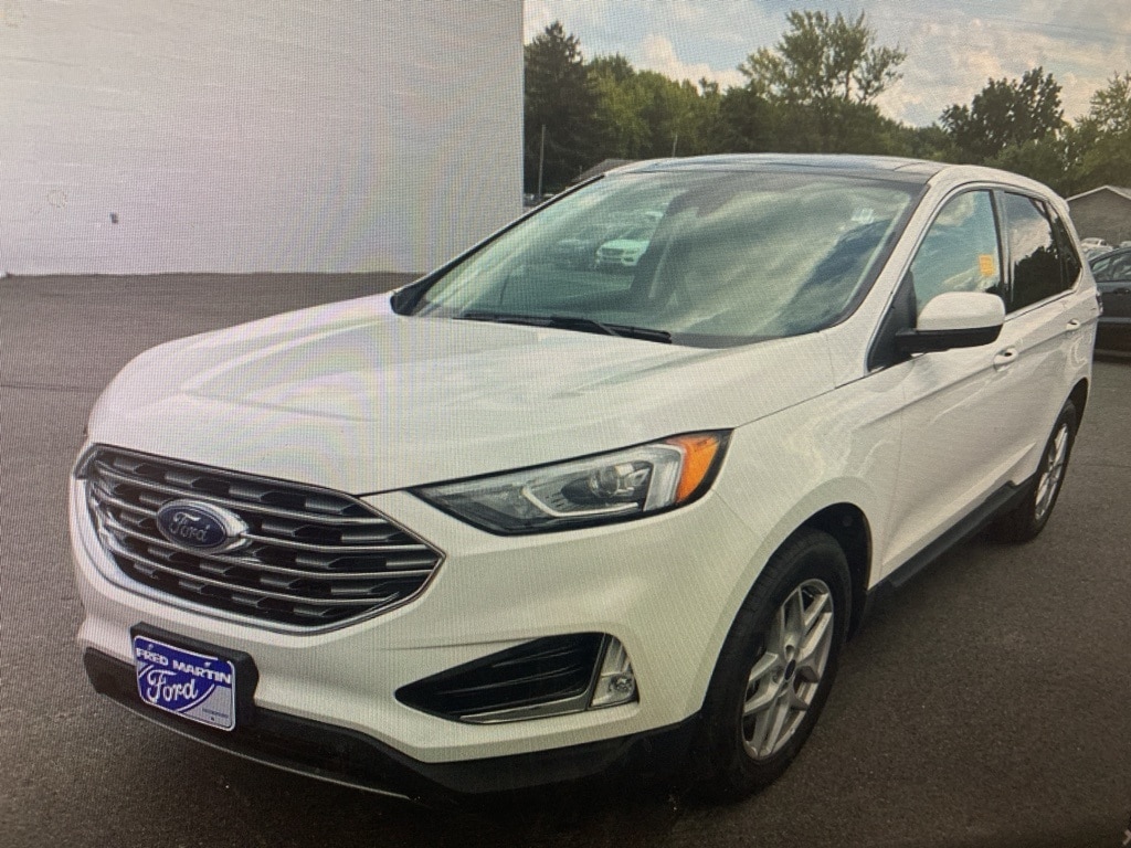 Used 2021 Ford Edge SEL with VIN 2FMPK4J95MBA44086 for sale in Fargo, ND