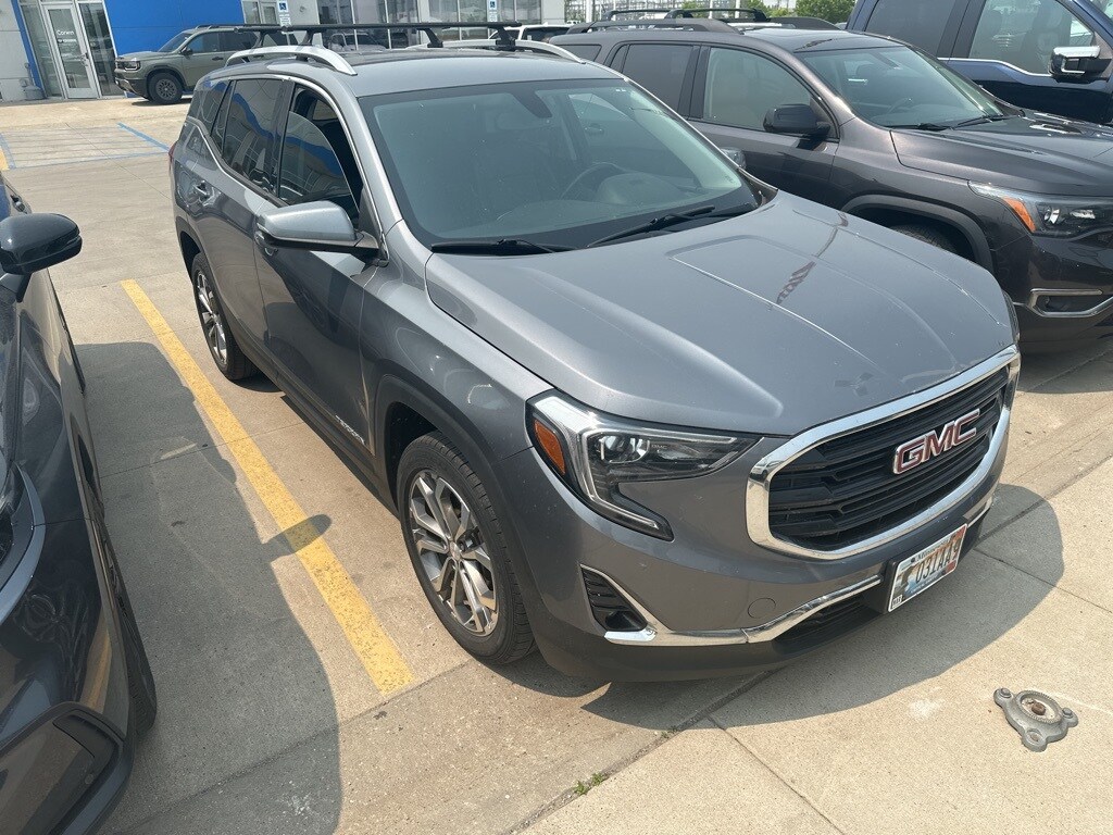 Used 2018 GMC Terrain SLT with VIN 3GKALVEX3JL302969 for sale in Fargo, ND