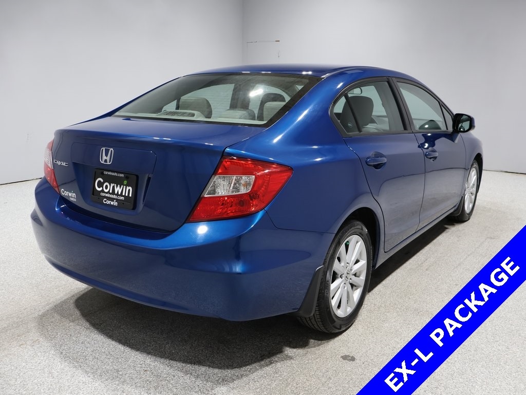 Used 2012 Honda Civic EX-L with VIN 2HGFB2F96CH550097 for sale in Fargo, ND