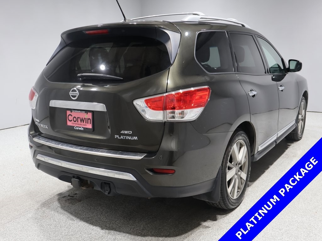 Used 2015 Nissan Pathfinder Platinum with VIN 5N1AR2MM6FC662235 for sale in Fargo, ND
