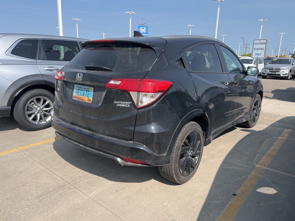 Used 2022 Honda HR-V Sport with VIN 3CZRU6H11NM710969 for sale in Fargo, ND