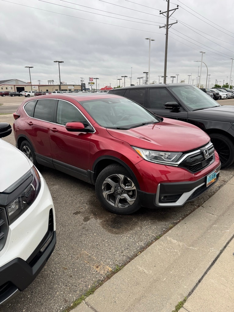Used 2022 Honda CR-V EX with VIN 2HKRW2H51NH652363 for sale in Fargo, ND