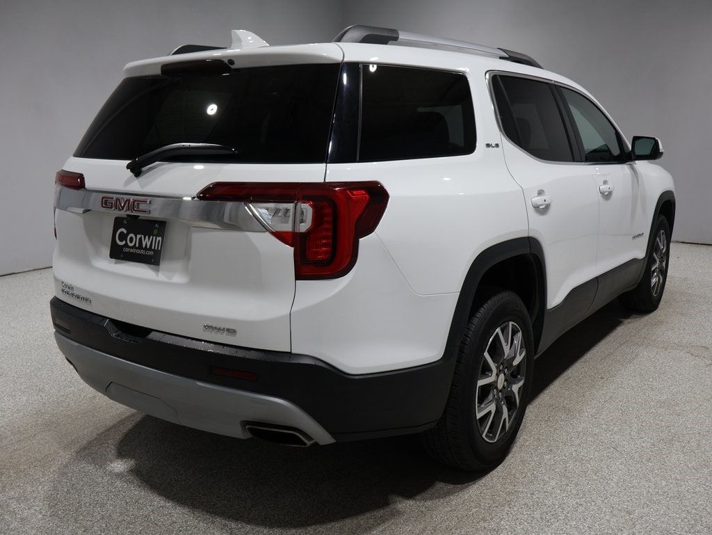 Used 2023 GMC Acadia SLE with VIN 1GKKNRL43PZ186348 for sale in Fargo, ND