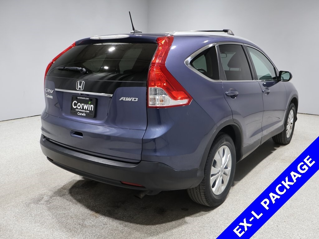 Used 2013 Honda CR-V EX-L with VIN 2HKRM4H73DH649644 for sale in Fargo, ND