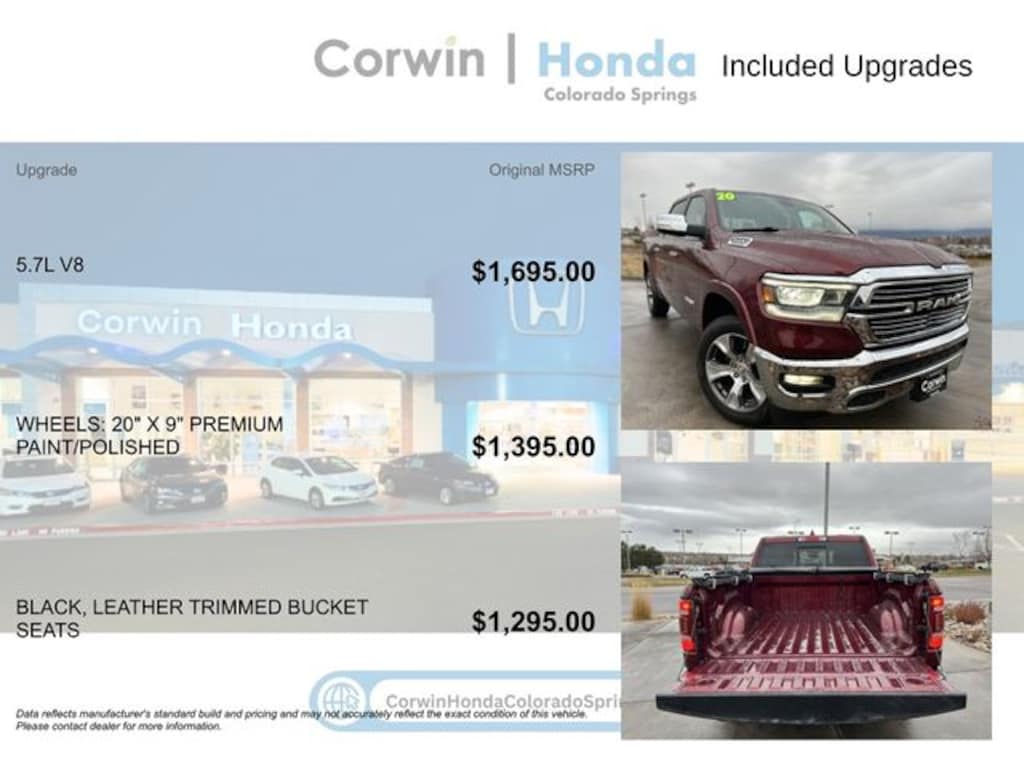 Used 2020 Ram 1500 Laramie Truck