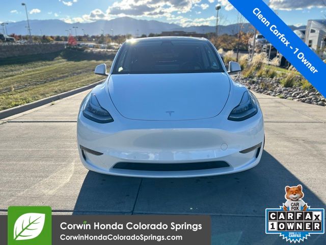 Used 2022 Tesla Model Y Long Range with VIN 7SAYGDEE1NF321289 for sale in Northfield, Minnesota