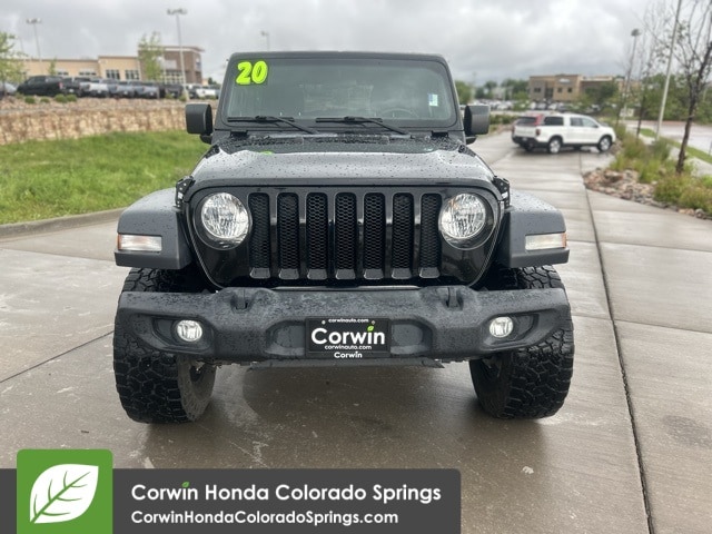Used 2020 Jeep Wrangler Sport S with VIN 1C4GJXAG2LW227336 for sale in Colorado Springs, CO