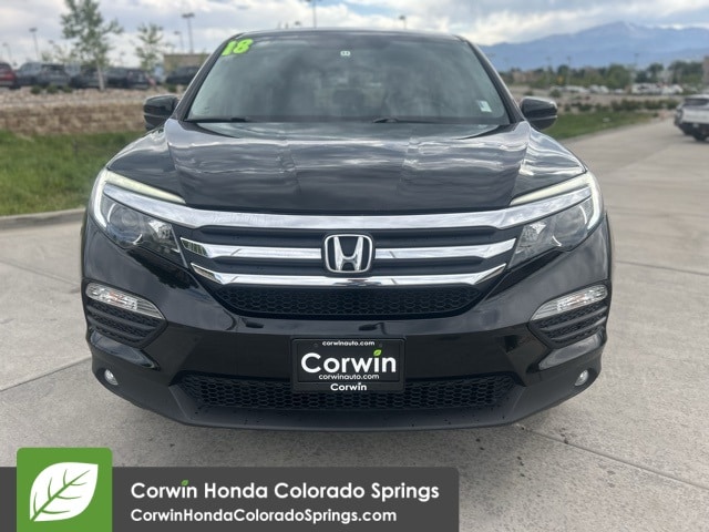 Used 2018 Honda Pilot EX-L with VIN 5FNYF6H57JB007261 for sale in Colorado Springs, CO