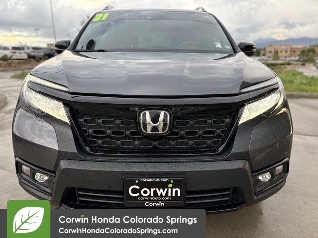Used 2021 Honda Passport Elite with VIN 5FNYF8H08MB043044 for sale in Colorado Springs, CO