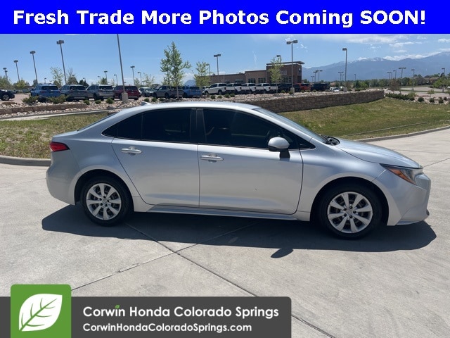 Used 2020 Toyota Corolla LE with VIN JTDEPRAE7LJ023189 for sale in Colorado Springs, CO