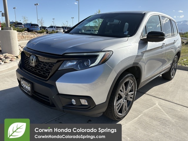 Used 2021 Honda Passport EX-L with VIN 5FNYF8H51MB026162 for sale in Colorado Springs, CO