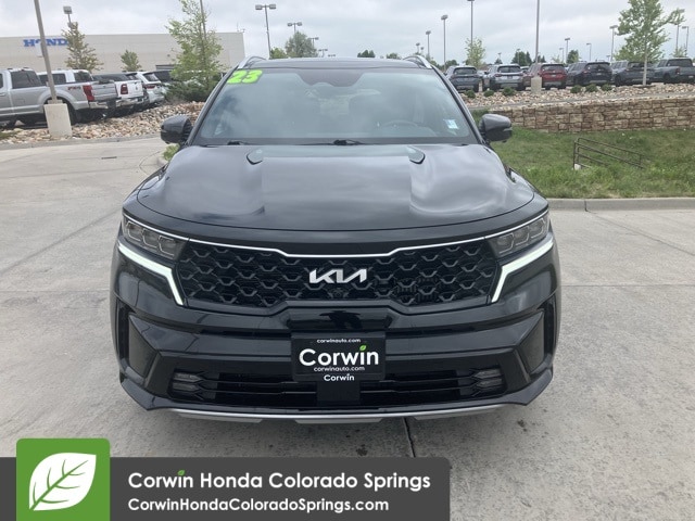 Used 2023 Kia Sorento SX Prestige PHEV with VIN KNDRMDLH8P5187151 for sale in Colorado Springs, CO