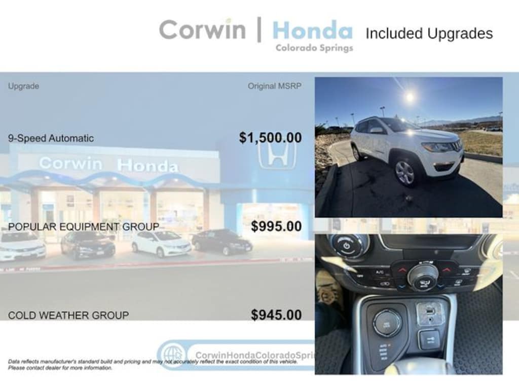 Used 2019 Jeep Compass Latitude SUV