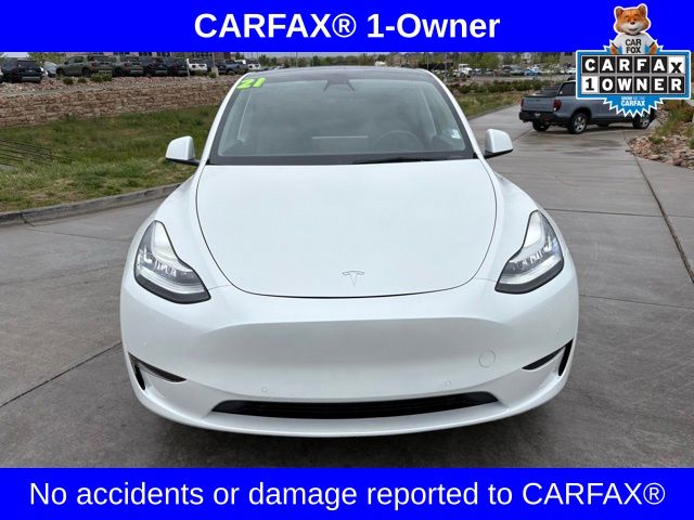 Used 2021 Tesla Model Y Long Range with VIN 5YJYGDEE8MF265119 for sale in Colorado Springs, CO
