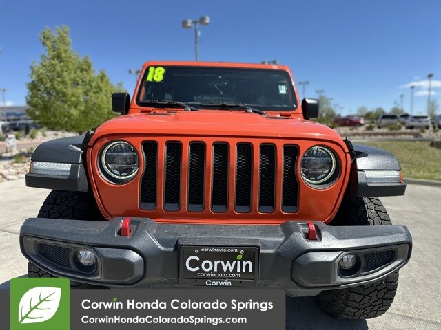 Used 2018 Jeep All-New Wrangler Unlimited Rubicon with VIN 1C4HJXFN9JW276512 for sale in Colorado Springs, CO