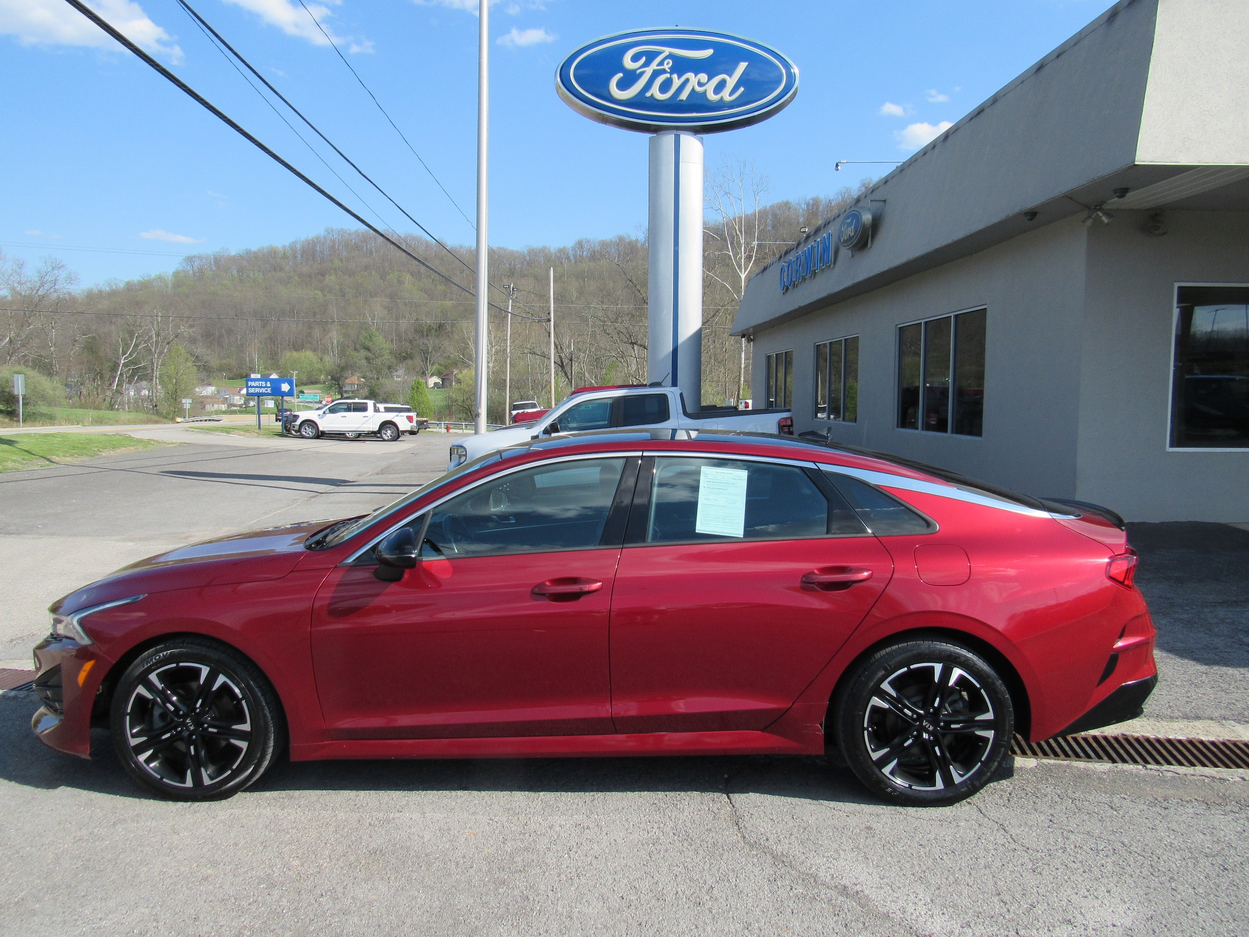 Used 2021 Kia K5 GT-Line with VIN 5XXG64J24MG028456 for sale in Mannington, WV