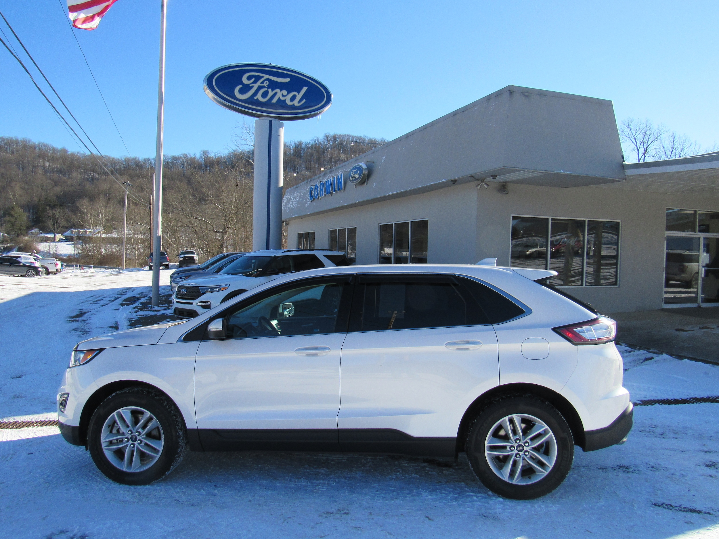 Used 2017 Ford Edge SEL with VIN 2FMPK4J88HBB55566 for sale in Mannington, WV