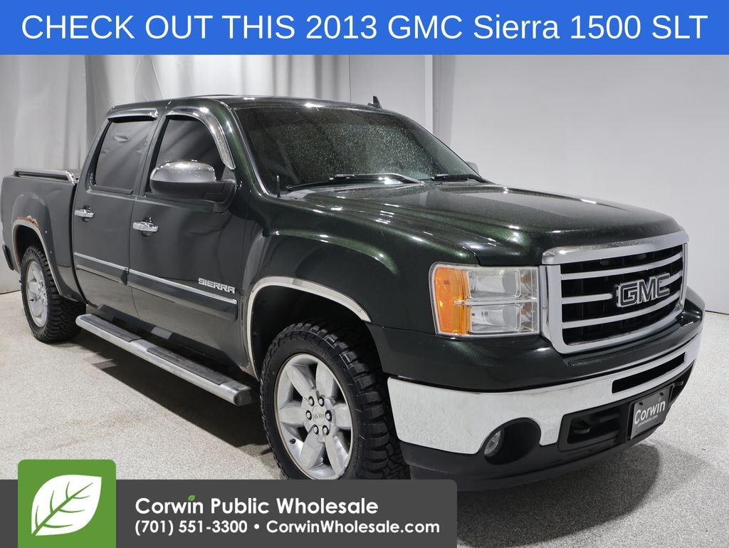 Used 2013 GMC Sierra 1500 SLT 4WD Truck Crew Cab