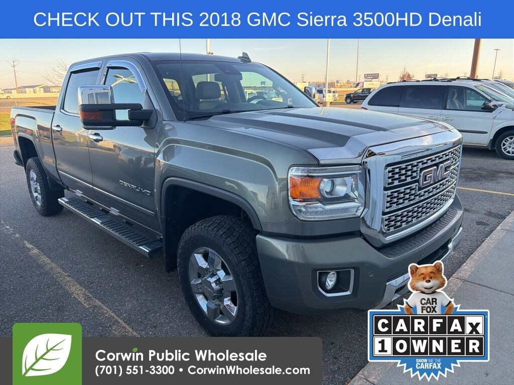 Used 2018 GMC Sierra 3500HD Denali Truck Crew Cab