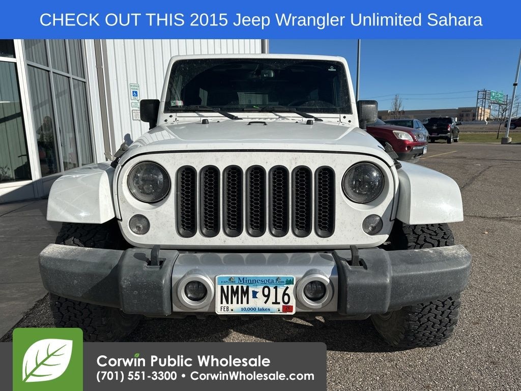 Used 2015 Jeep Wrangler Unlimited Sahara 4x4 SUV