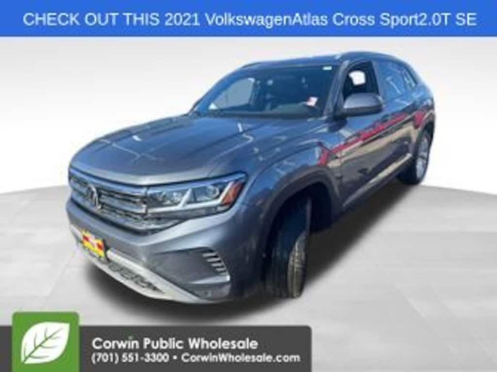 Used 2021 Volkswagen Atlas Cross Sport 2.0T SE w/Technology 4MOTION SUV