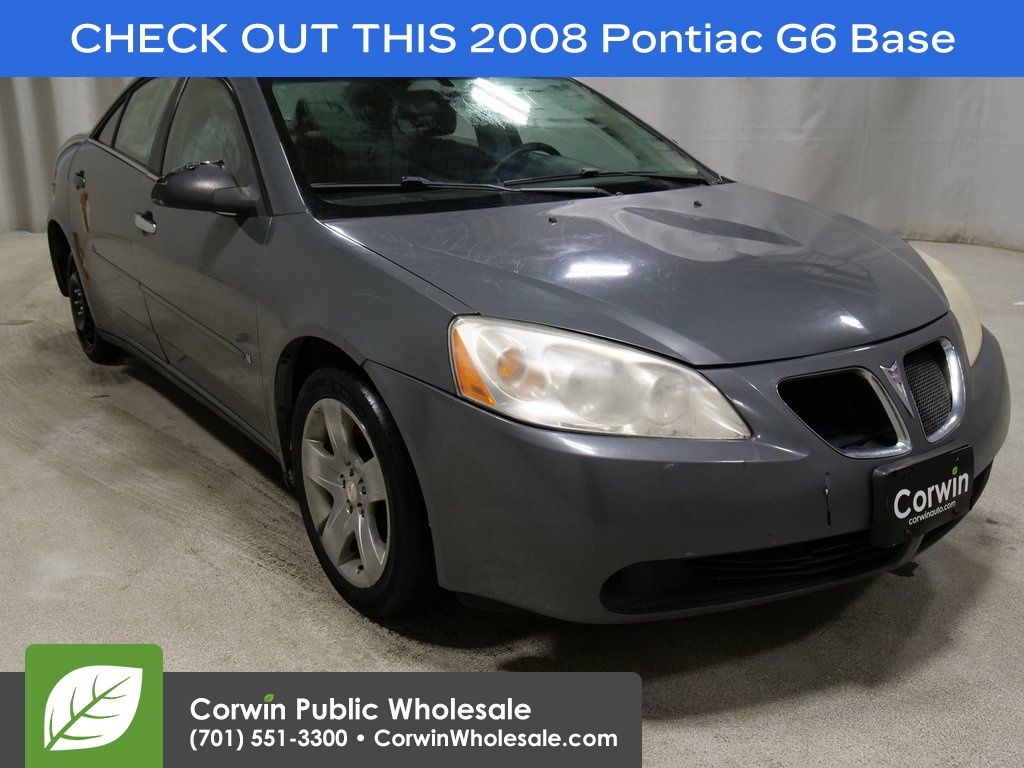2008 Pontiac G6 Base Sedan