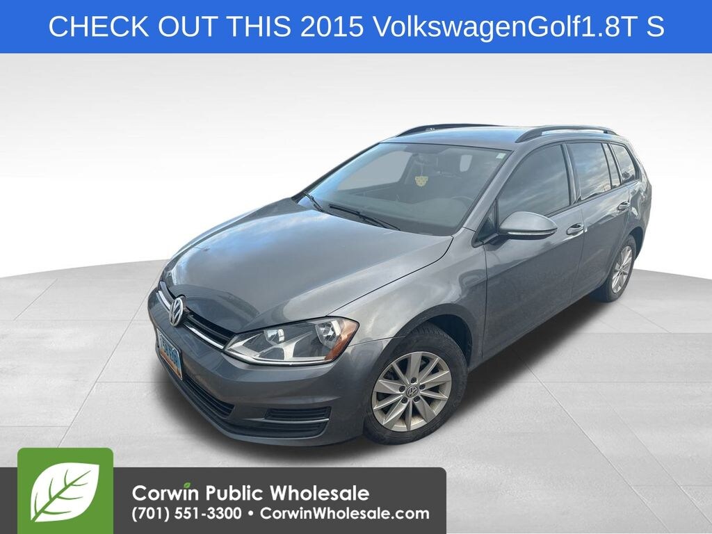 Used 2015 Volkswagen Golf SportWagen TSI S 4-Door Wagon