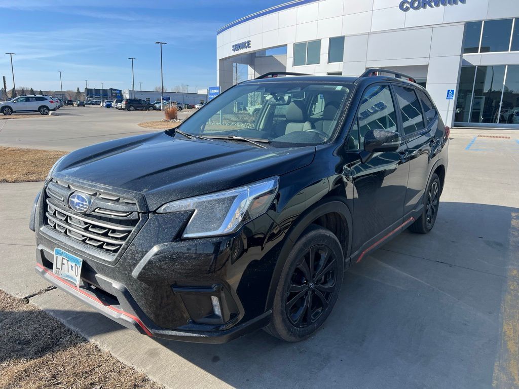 Used 2023 Subaru Forester Sport with VIN JF2SKAJC9PH512287 for sale in Moorhead, Minnesota