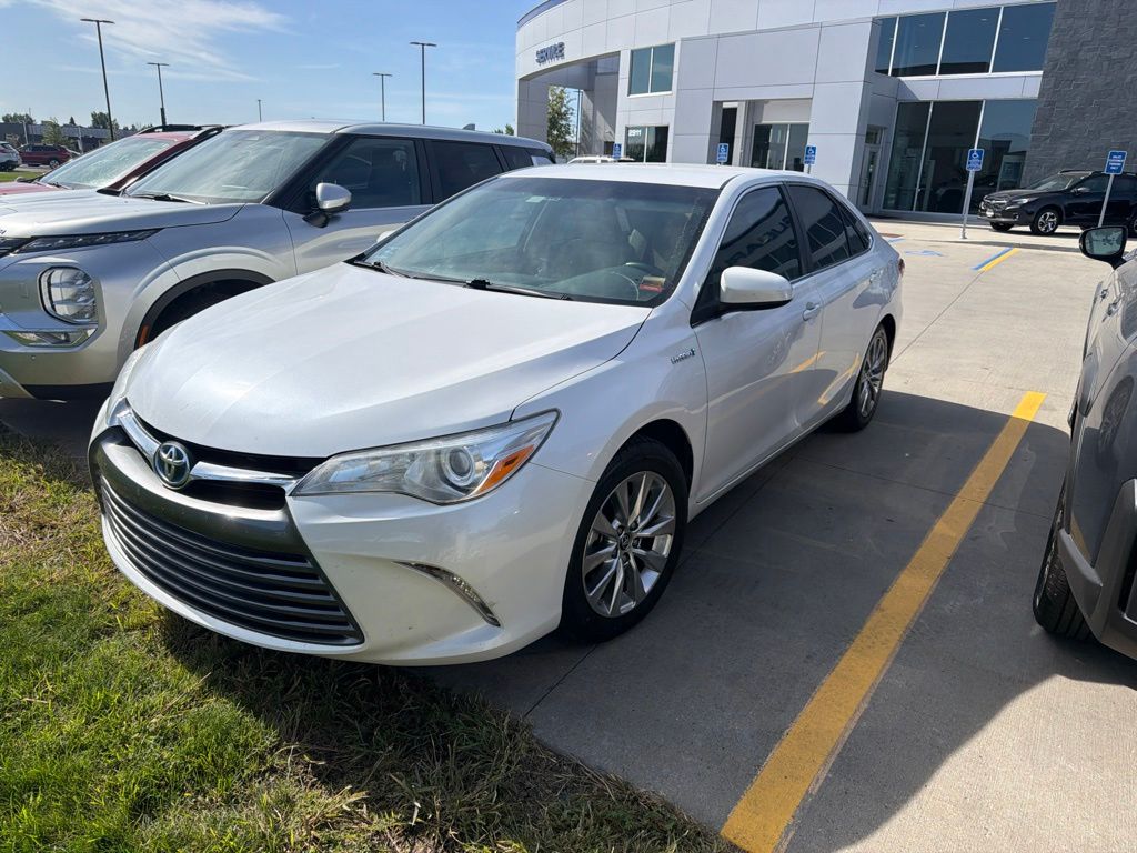 Used 2016 Toyota Camry XLE Hybrid with VIN 4T1BD1FK3GU179659 for sale in Moorhead, Minnesota