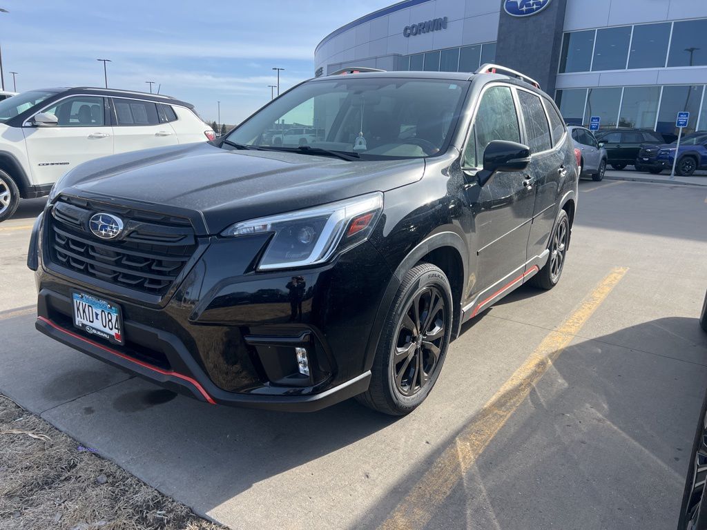 Used 2023 Subaru Forester Sport with VIN JF2SKAJC3PH463488 for sale in Moorhead, Minnesota