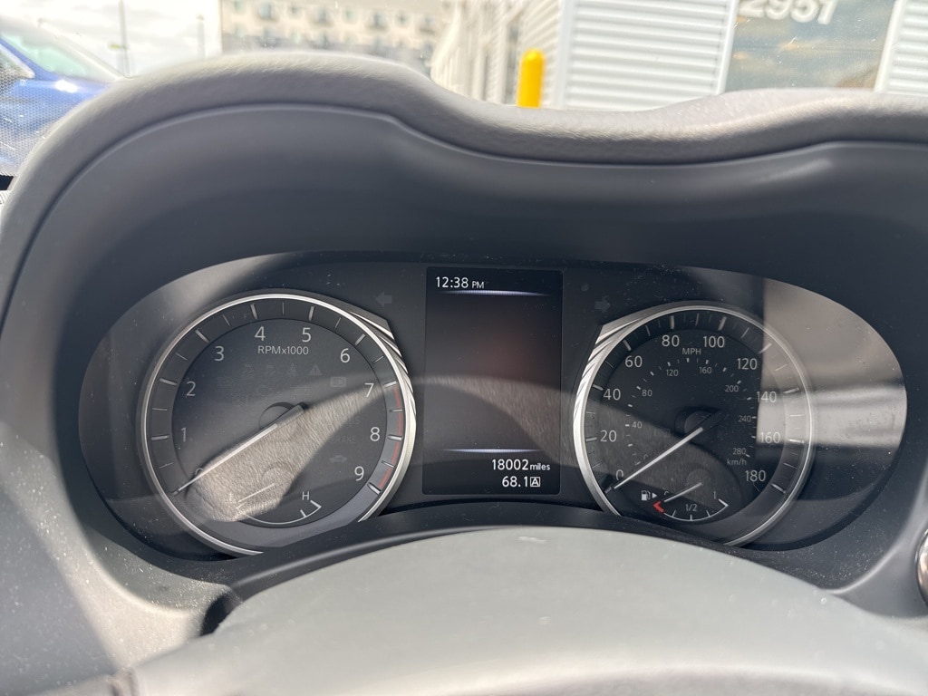 Used 2022 INFINITI Q60 Coupe RED SPORT with VIN JN1FV7LL3NM680974 for sale in Moorhead, Minnesota