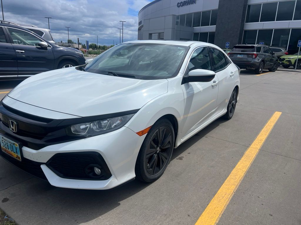 Used 2018 Honda Civic Hatchback EX with VIN SHHFK7H58JU238760 for sale in Moorhead, Minnesota