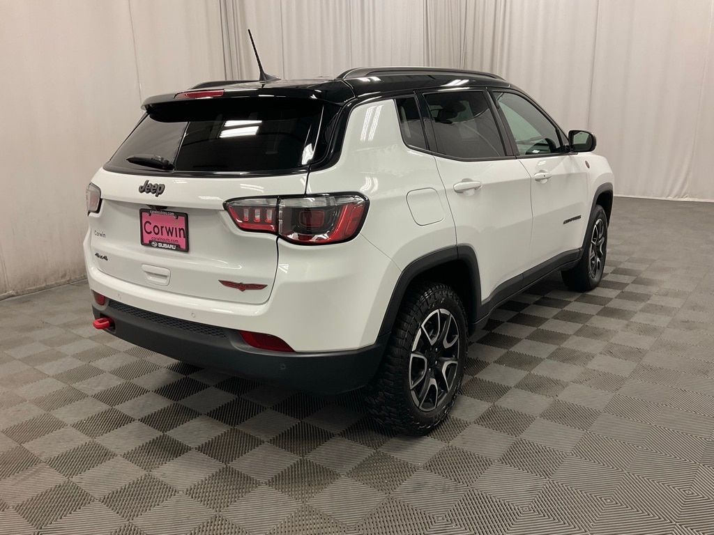 Used 2024 Jeep Compass Trailhawk with VIN 3C4NJDDN5RT117640 for sale in Moorhead, Minnesota