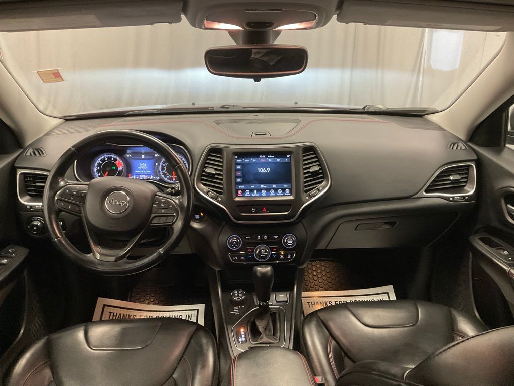 Used 2019 Jeep Cherokee Trailhawk with VIN 1C4PJMBX3KD477093 for sale in Moorhead, Minnesota