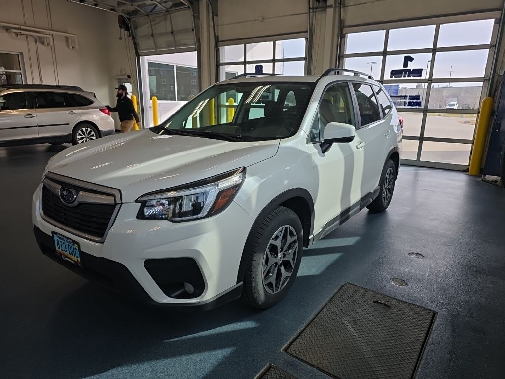 Used 2021 Subaru Forester Premium with VIN JF2SKAFC3MH463625 for sale in Moorhead, Minnesota