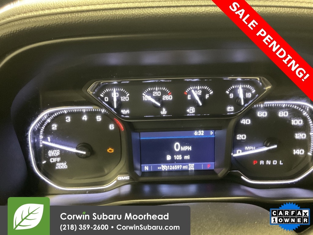 Used 2019 GMC Sierra 1500 SLT with VIN 3GTU9DED3KG230849 for sale in Moorhead, Minnesota