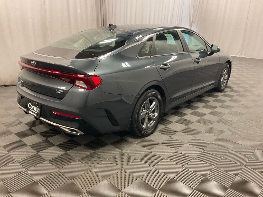 Used 2021 Kia K5 LXS with VIN 5XXG14J21MG033855 for sale in Moorhead, Minnesota