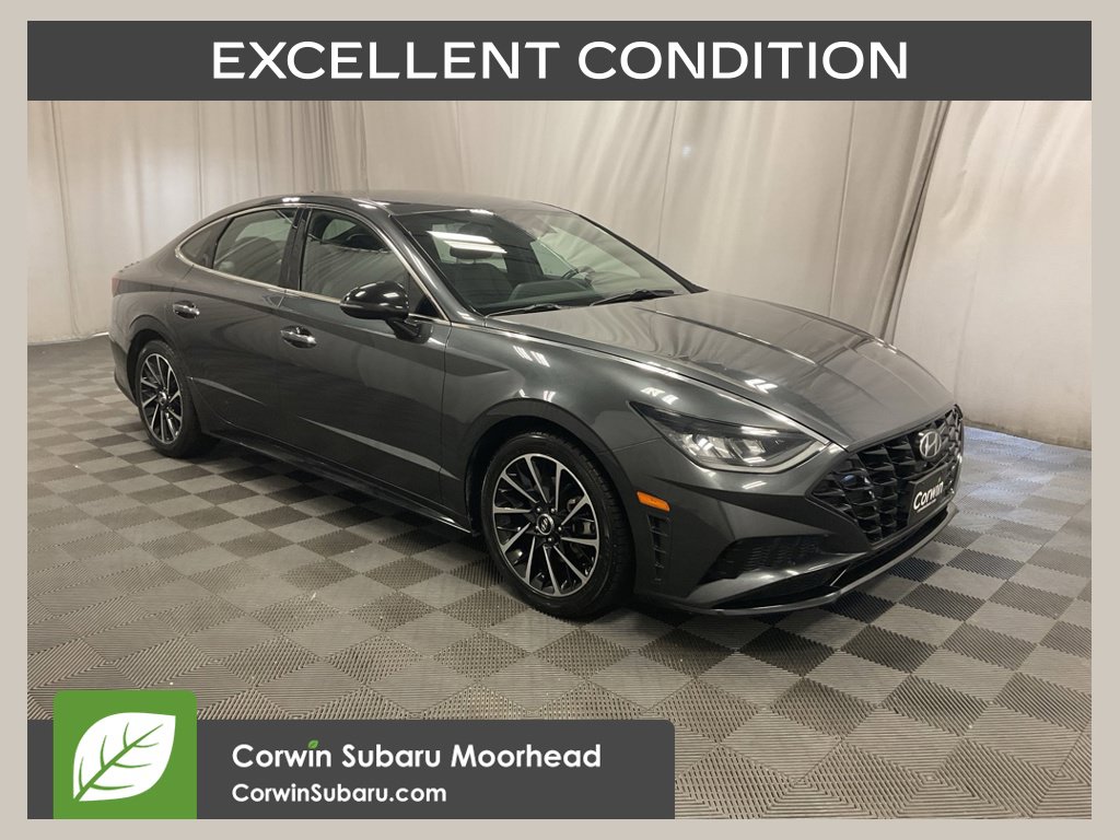 Used 2020 Hyundai Sonata SEL Plus with VIN 5NPEJ4J25LH021329 for sale in Moorhead, MN