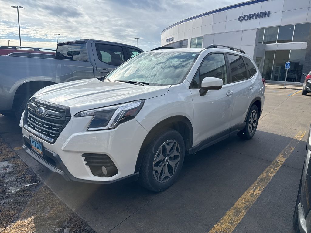 Used 2023 Subaru Forester Premium with VIN JF2SKAEC2PH459099 for sale in Moorhead, Minnesota