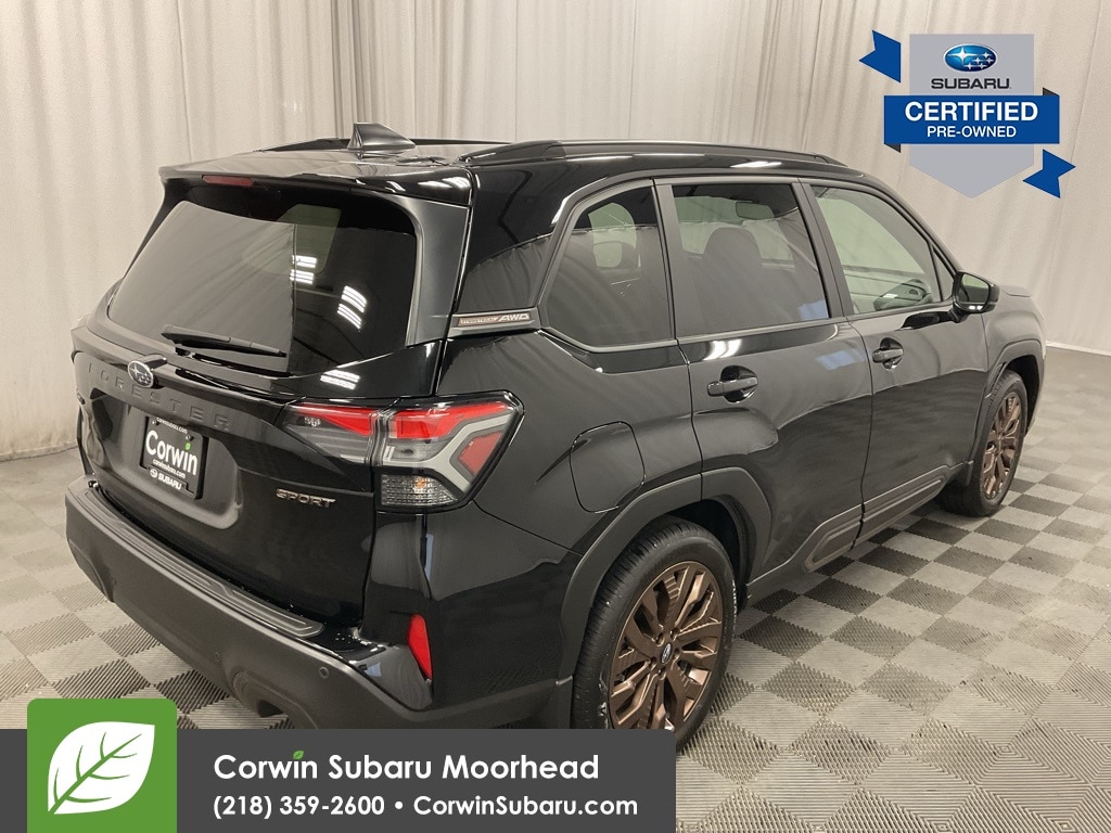 Certified 2025 Subaru Forester Sport with VIN JF2SLDHCXSH521576 for sale in Moorhead, Minnesota