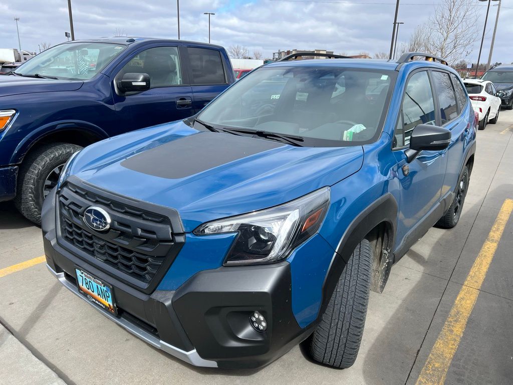Used 2023 Subaru Forester Wilderness with VIN JF2SKAMC0PH525084 for sale in Moorhead, Minnesota
