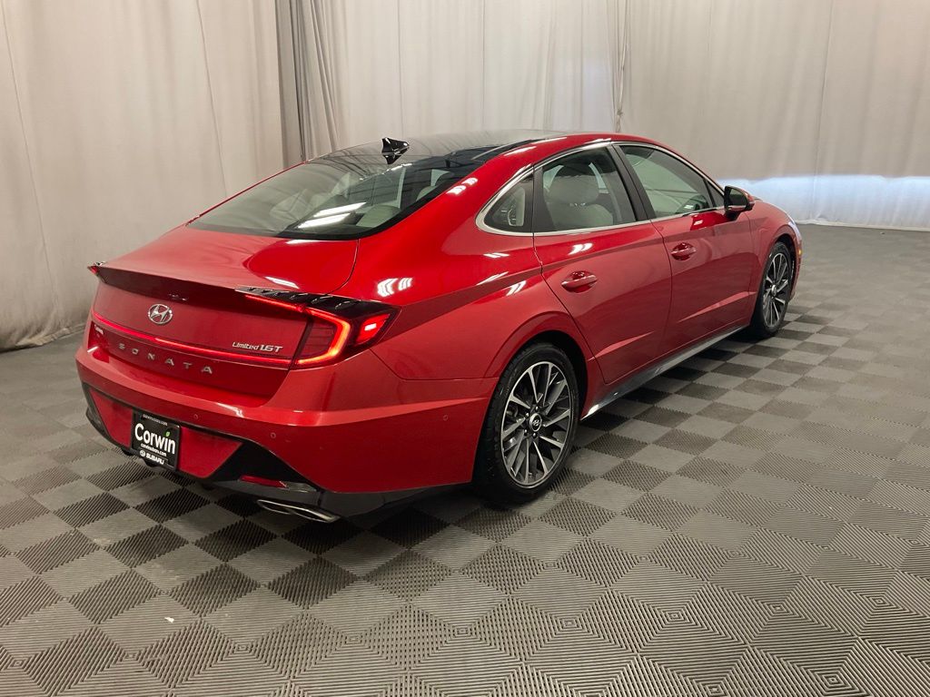 Used 2021 Hyundai Sonata Limited with VIN 5NPEH4J2XMH108947 for sale in Moorhead, Minnesota